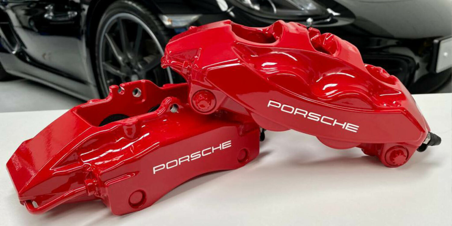 Porsche brake caliper